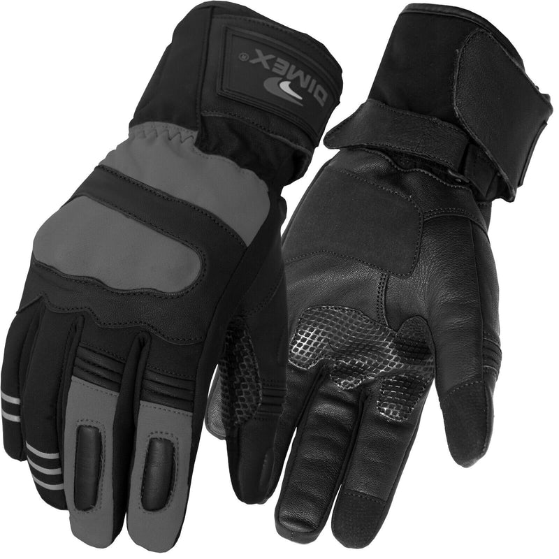 Motorcycle Leather Gloves Knuckle Thermal Protection Full Fingers Touch Screen