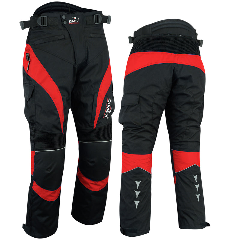 Motorbike Motorcycle Waterproof Cordura Textile Trousers Pants CE Armours