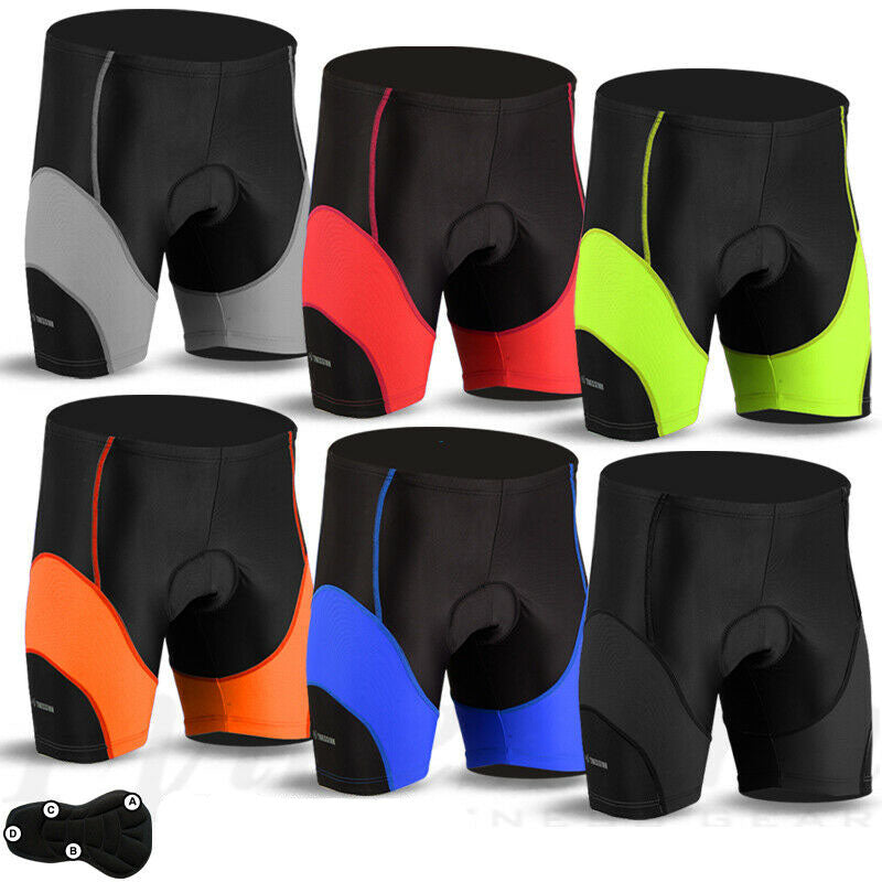 NEW Mens Cycling Padded Shorts Bicycle Road Bike MTB Mountain Biking Clothing