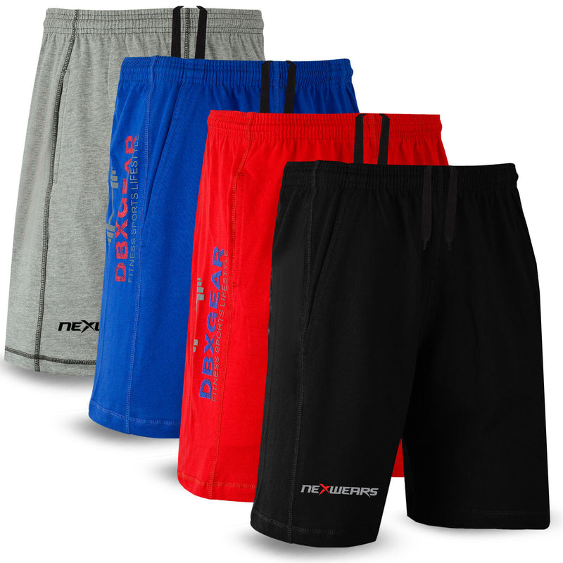 Men Gym Workout Training Shorts Cotton Sports Running Jogging Excercise