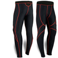 NEW Mens Compression Pants Long Trousers Base Layer Running Tights Black