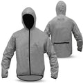 Mens Cycling Hooded Jacket High Visibility Waterproof Running Top Rain Coat