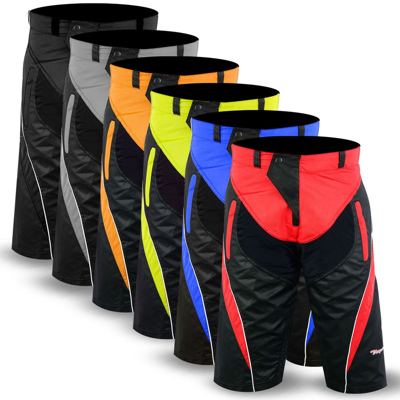 New Mens Cycling MTB Shorts Bicycle Off Road Short Downhill Unisex Design