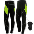 Men Winter Cycling Padded Trousers Thermal Bike Bicycle Legging Pants Tights