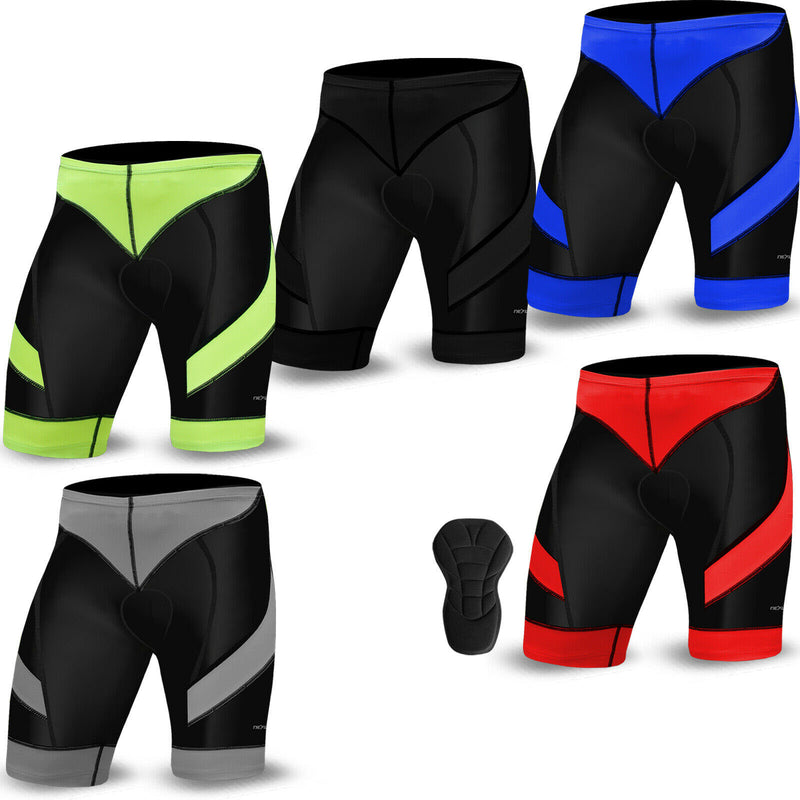 Mens Cycling Shorts Bicycle Road Clothing Bike Biker Coolmax Pad MTB Mountain