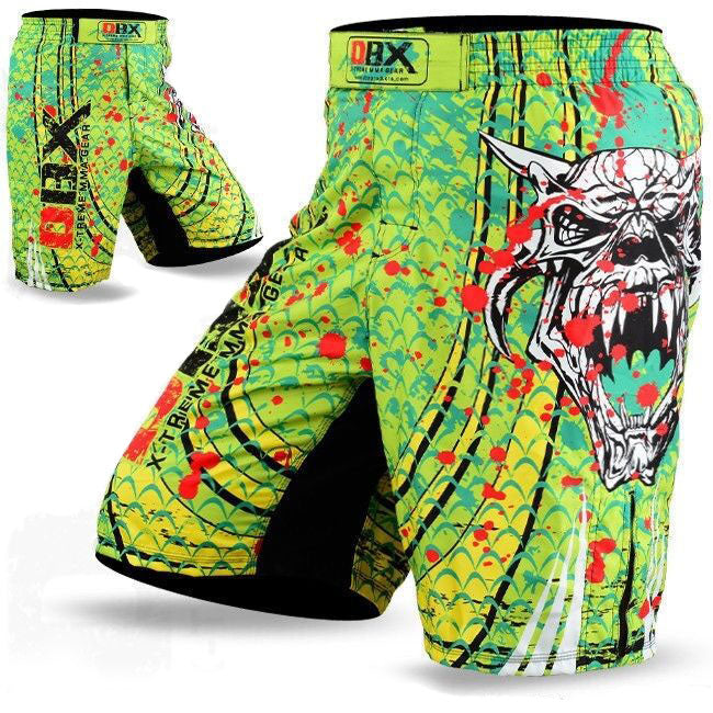 Muay Thai MMA Grappling Shorts Cage Fighter UFC Kick Boxing Short