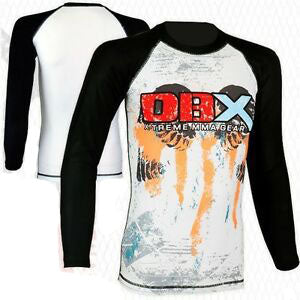 MMA Grappling Rash Guard UFC Sports Top Full/Long Sleeve Boxing T-Shirt